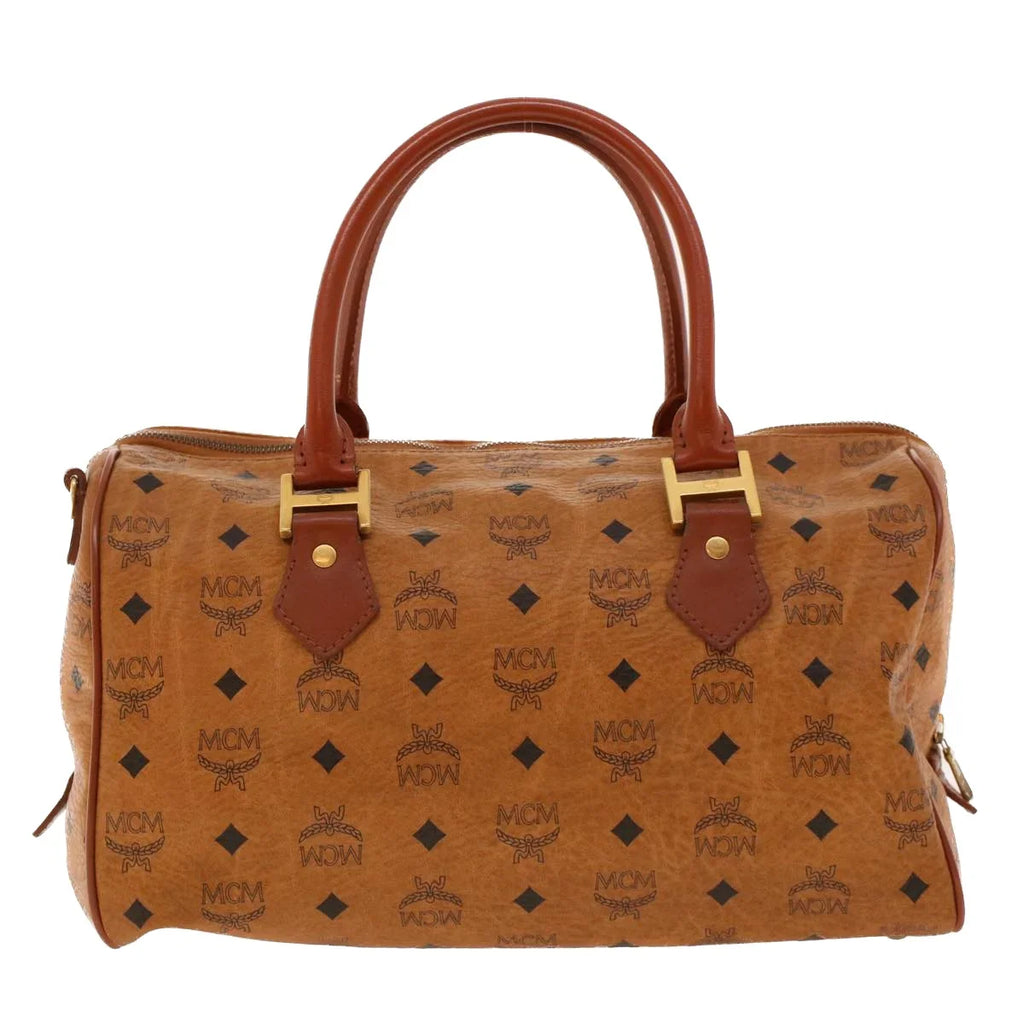 Travel Bag Canvas Visetos special edition MCM (Pre-Owned) Brown