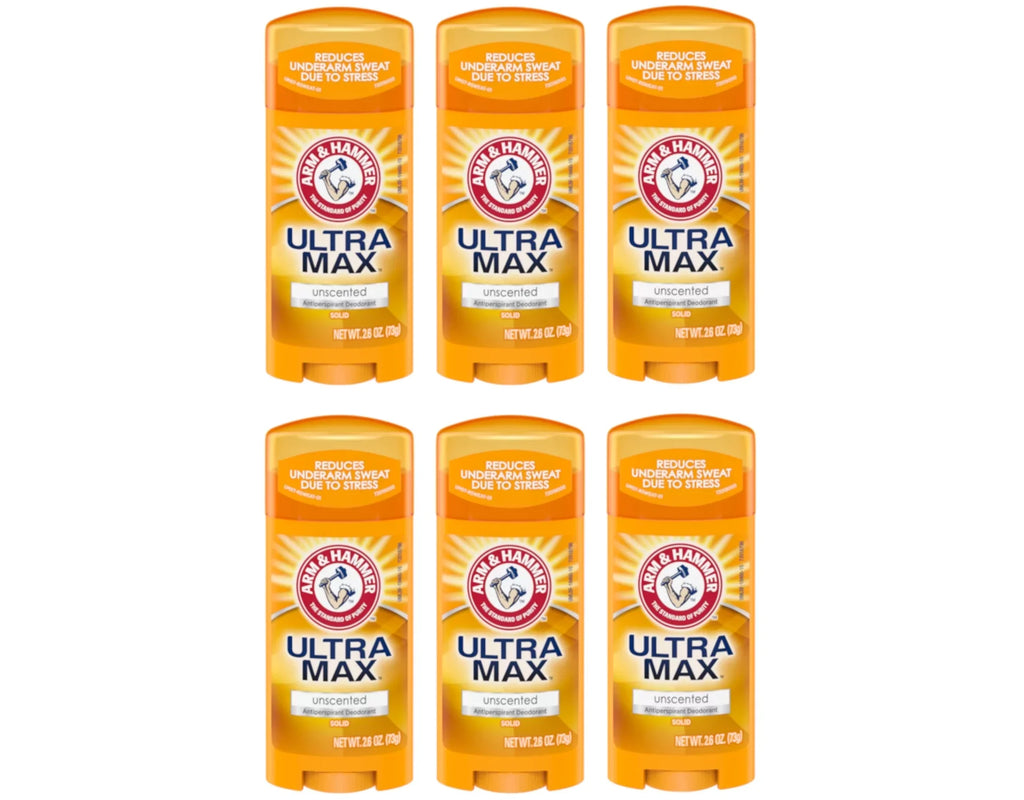 ARM oz Deodorant 2.60 & Anti-Perspirant Solid (Pack HAMMER ULTRAMAX 6) Unscented of