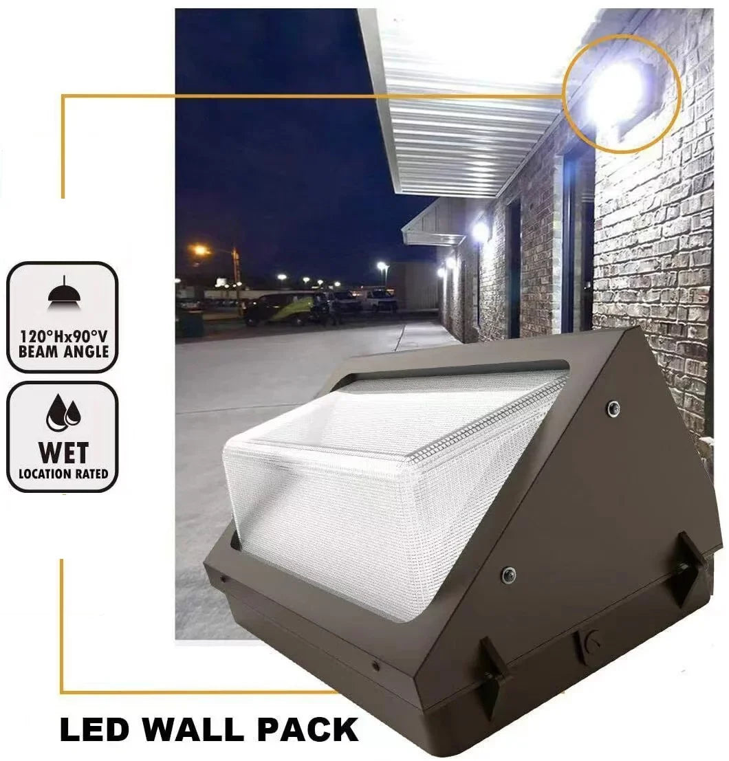 Pack trendy 100-277VAC, 5000K, Outdoor Weather UL/DLC LED Light, Resistant, Antec Wall 40W 5000 , IP65 Lumens,