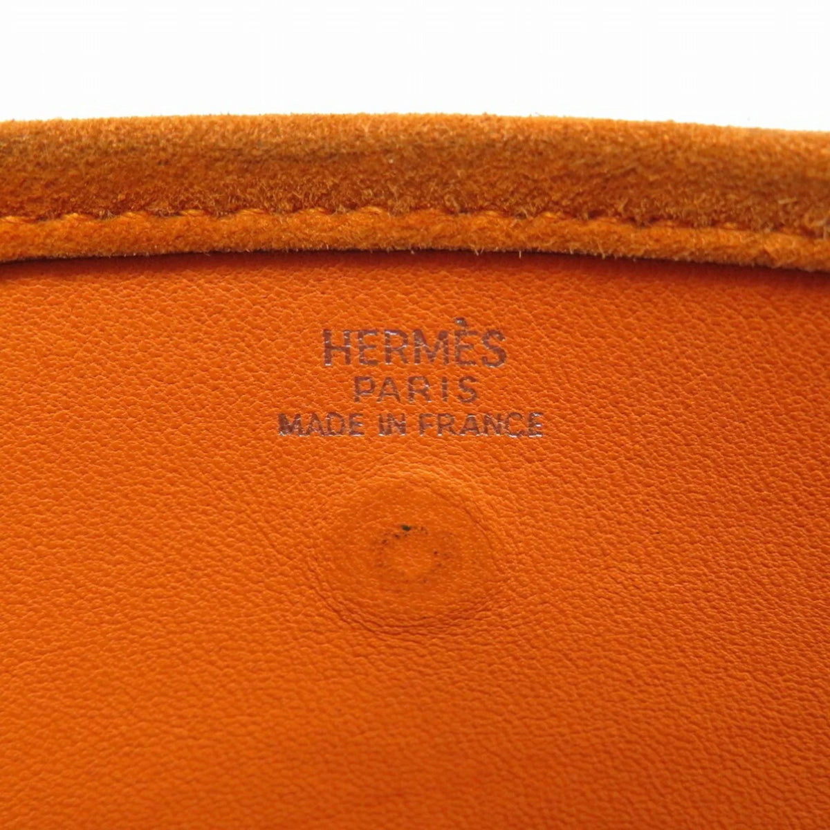 Bag H Dobris Orange □ (Fair) new TPM Pre-Owned Engraved Evelyn 0069HERMES Hermes Shoulder