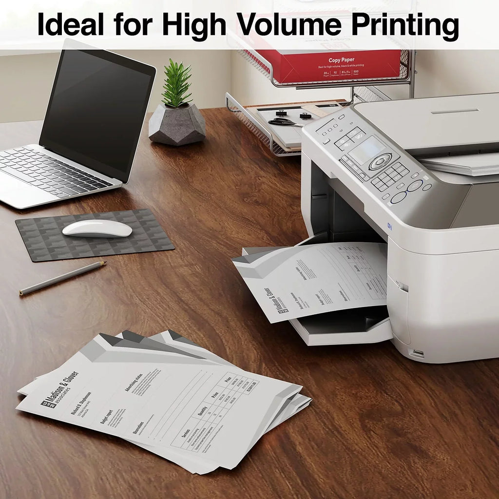 10 Brightness Paper Printer 92 Reams/Carton lbs. 135848 11" 8.5" 20 x MyOfficeInnovations 500/Ream