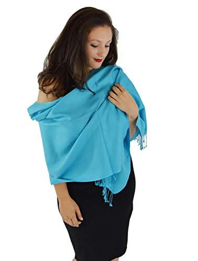 Scarf/Wool/Silk (Turquoise) Shawl/Cashmere/Cashmere Scarf/Scarves/Shawl/Shawls/Stole/Wrap/Pashmina Scarf/Pashmina