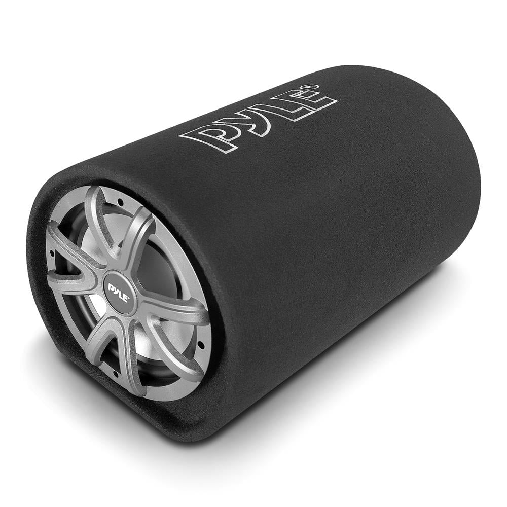 High Audio Car Power Carpeted System Pyle10-Inch Enclosure 500-Watt Speaker Sub trendy Subwoofer Bass Tube