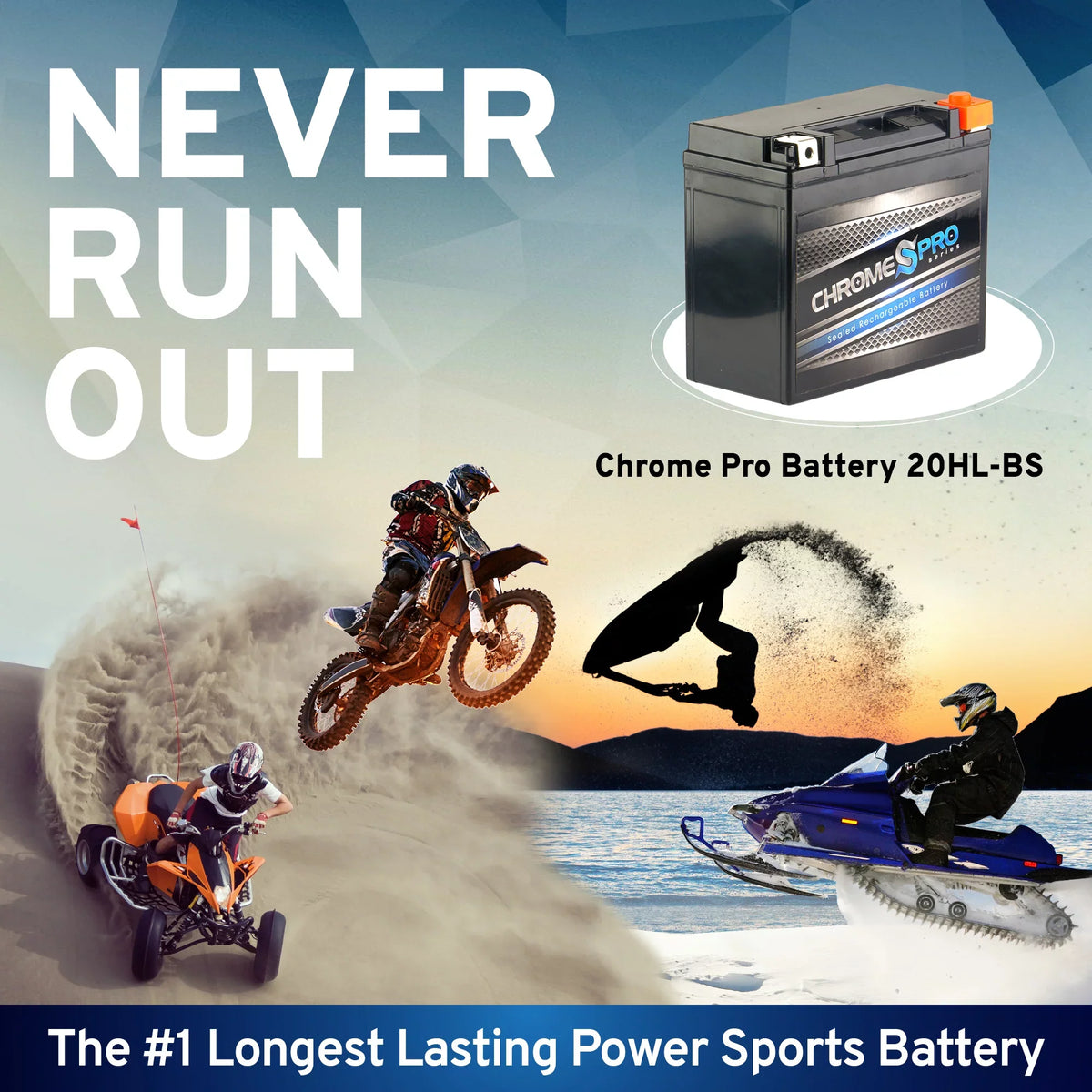 Ah, Battery Volts,18 for 310 Js800 2008 Battery 12 Chrome Pro Cca) 800cc Replacement Kawasaki Sx-r (20hl-bs Ytx20hl-bs