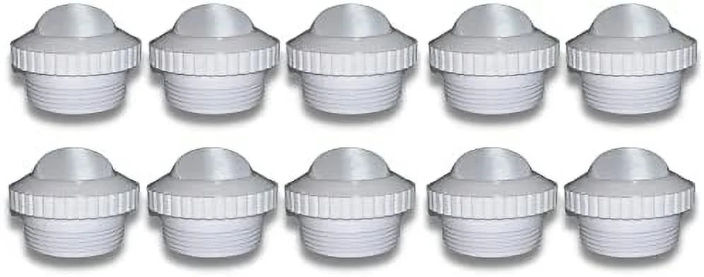 & Heavy-Duty Return Rotating Opening, Spa & Pack) Pool Thread 10 MIP Fitting | 1/2" Pool 1 For Inlet Spa Inground Flow Swimming | Directional Fitting Pro For DPM Eyeball Jet Hydrostream (Slotted