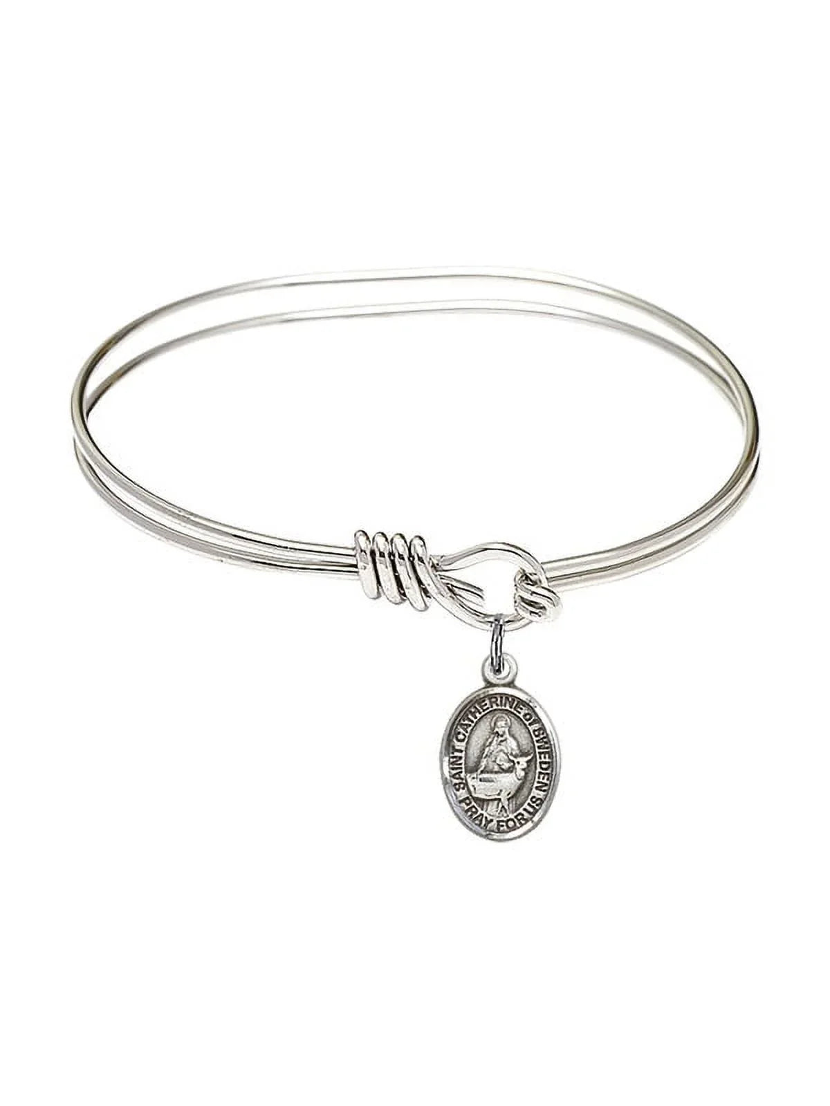 of Bracelet 3/4 Silver w/ Oval Hook Sterling Sweden inch Catherine St. Eye 5 in Bangle