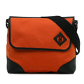 Crossbody Unisex Bag Allback (Good) Canvas Pre-Owned Orange Authenticated Bag Fabric Hermès Messenger