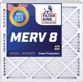 20x20x0.5 0.5" | MADE MERV Size: 4-PACK Air HVAC | Filter A/C Furnace Filters 8 King 19.5 Pleated USA Actual Filter x IN x | | 19.5