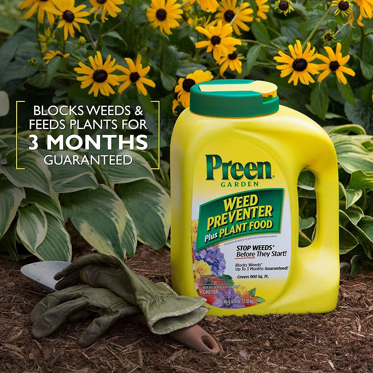 sq. - - Garden lb. ft. Food high quality Covers + 5.625 Weed Plant 2164108 Preen 900 Preventer