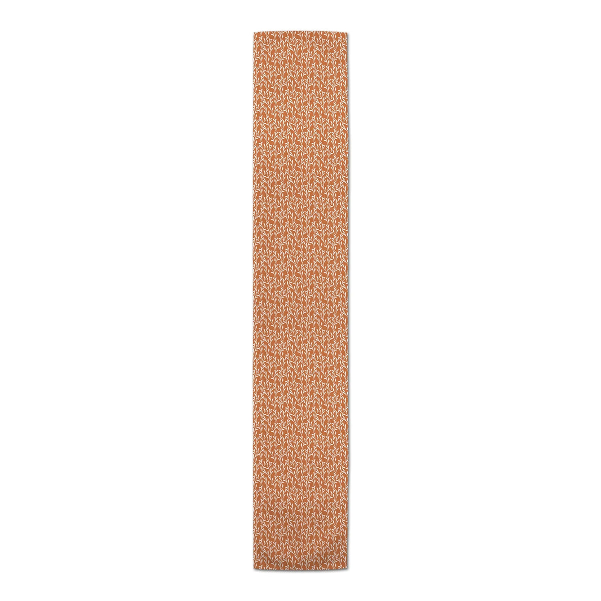 Orange Pattern Twill Creative Delicate Vines 16x90 Poly high quality Products Runner Table