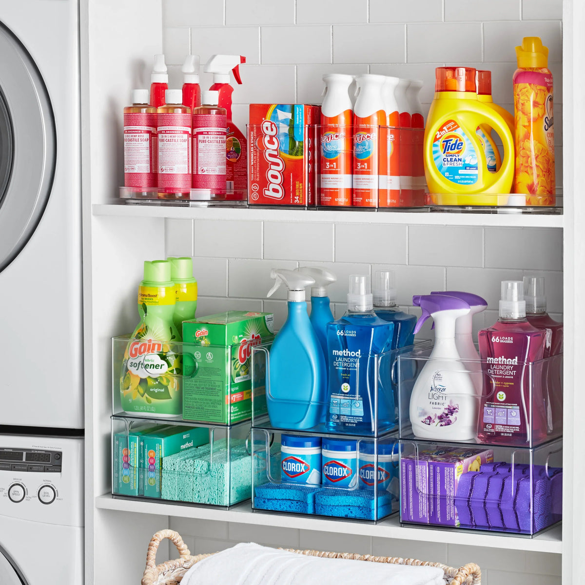 Edit, Edit Storage Piece The Plastic Home Modular 10 Laundry Clear new System