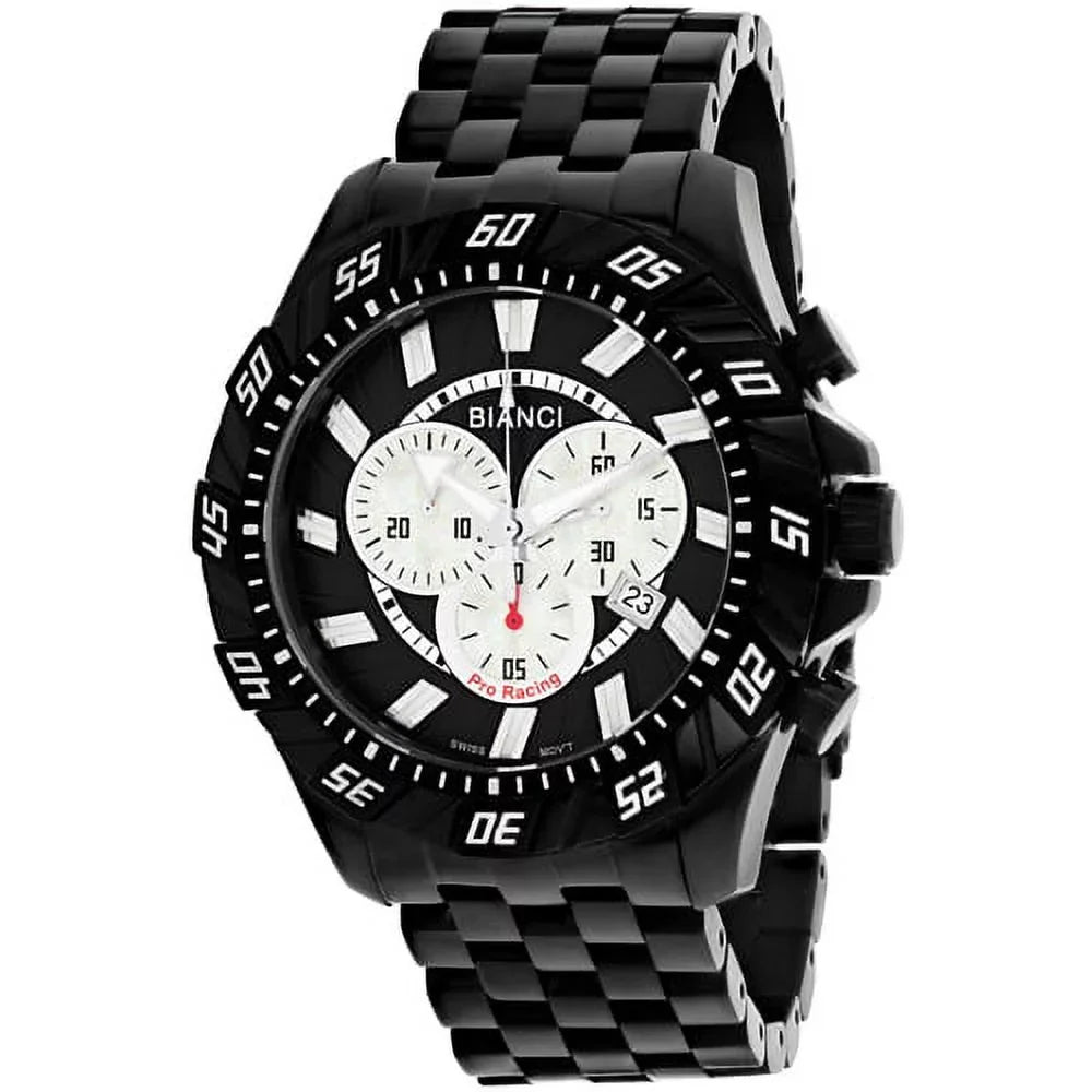 '- Men's RB70604 Dial Bianci Watch Roberto Black Valencio