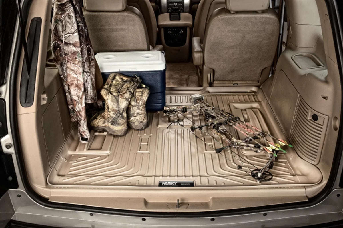w/o or by Cargo Husky Weatherbeater Compatible Black Yukon; Seat Liner Tahoe/07-12 with row 3rd GMC w/ RealTruck Chevrolet Series 07-12