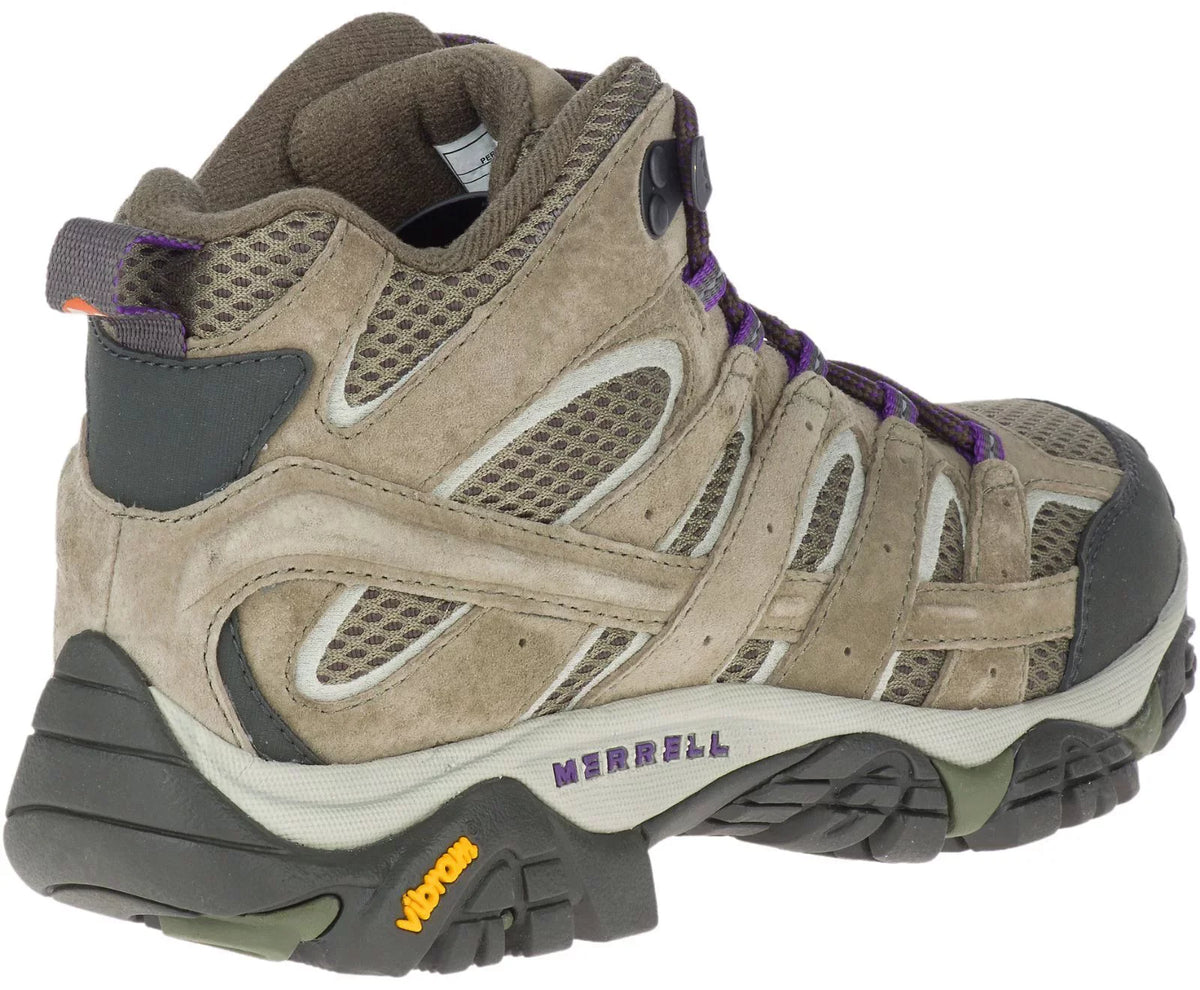 Moab Mid Hiking Women's 8.5 Olive, Shoes, Ventilator 2 Merrell Wide Size