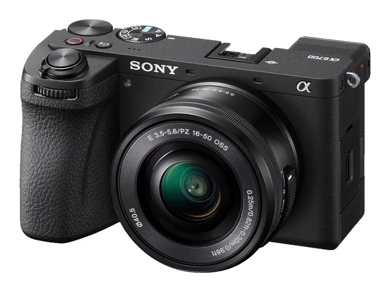 '- OSS - mirrorless zoom APS-C a6700 Digital E Wi-Fi, camera 4K 119.88 3x Bluetooth fps - 16-50mm lens MP 26.0 - - PZ / optical - ILCE-6700L -