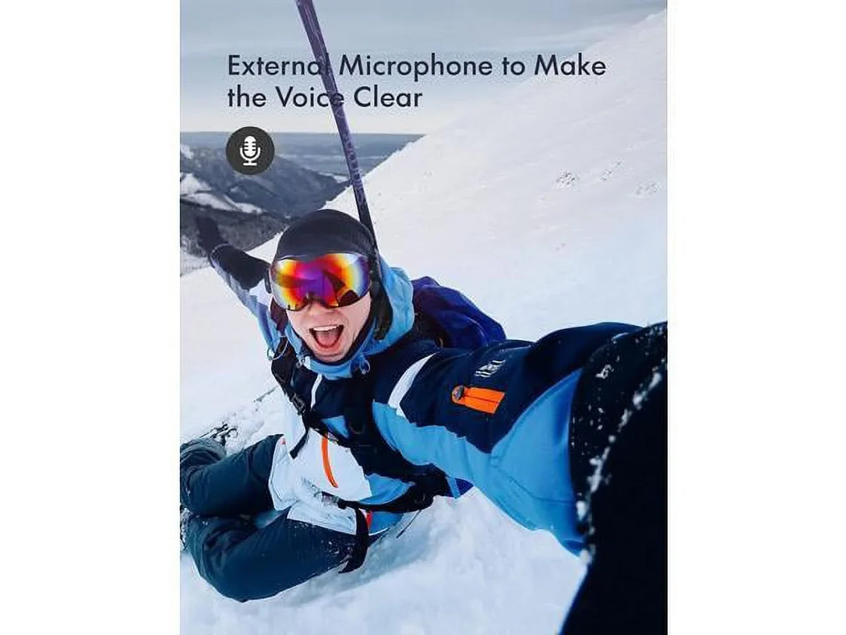 Wide Remote GA100 170° Action Dual Helmet EIS, high quality 20MP Camera Accessories Mount Control, and Underwater 30FPS, WiFi 4K Waterproof Microphone Batteries with Camera, 40M Camera 2x1050mAh Angle Kit