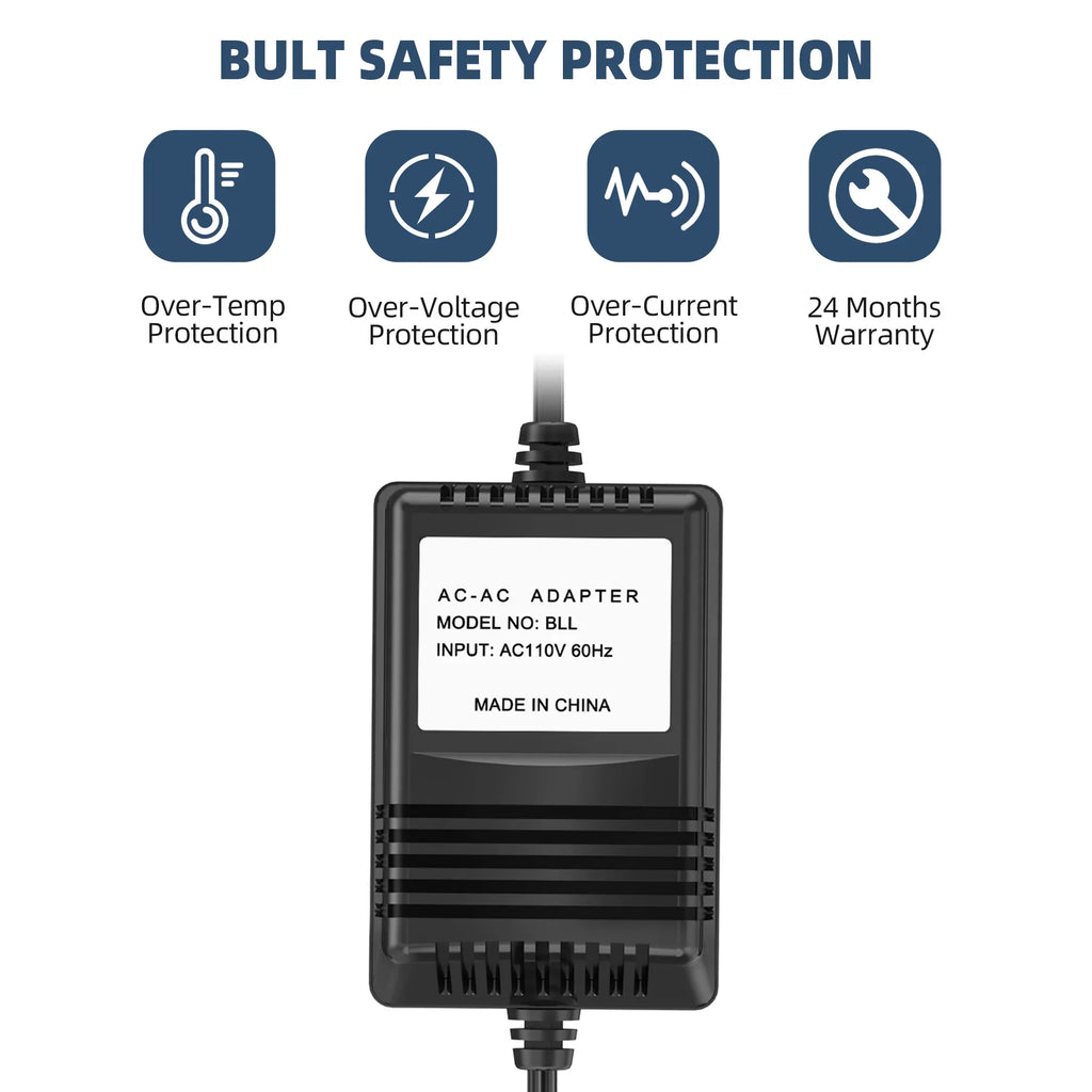 Special BWS12A Supply AC special edition Sump 2500 Model No. For BWS Pump BWS-12A Charger Adapter Battery The Box Storm Basement Heavy PS 12V Backup Cord Watchdog 12A Power Duty PGENDAR GPH Cable