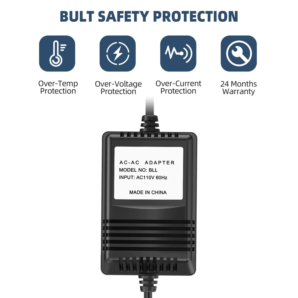 Special BWS12A Supply AC special edition Sump 2500 Model No. For BWS Pump BWS-12A Charger Adapter Battery The Box Storm Basement Heavy PS 12V Backup Cord Watchdog 12A Power Duty PGENDAR GPH Cable