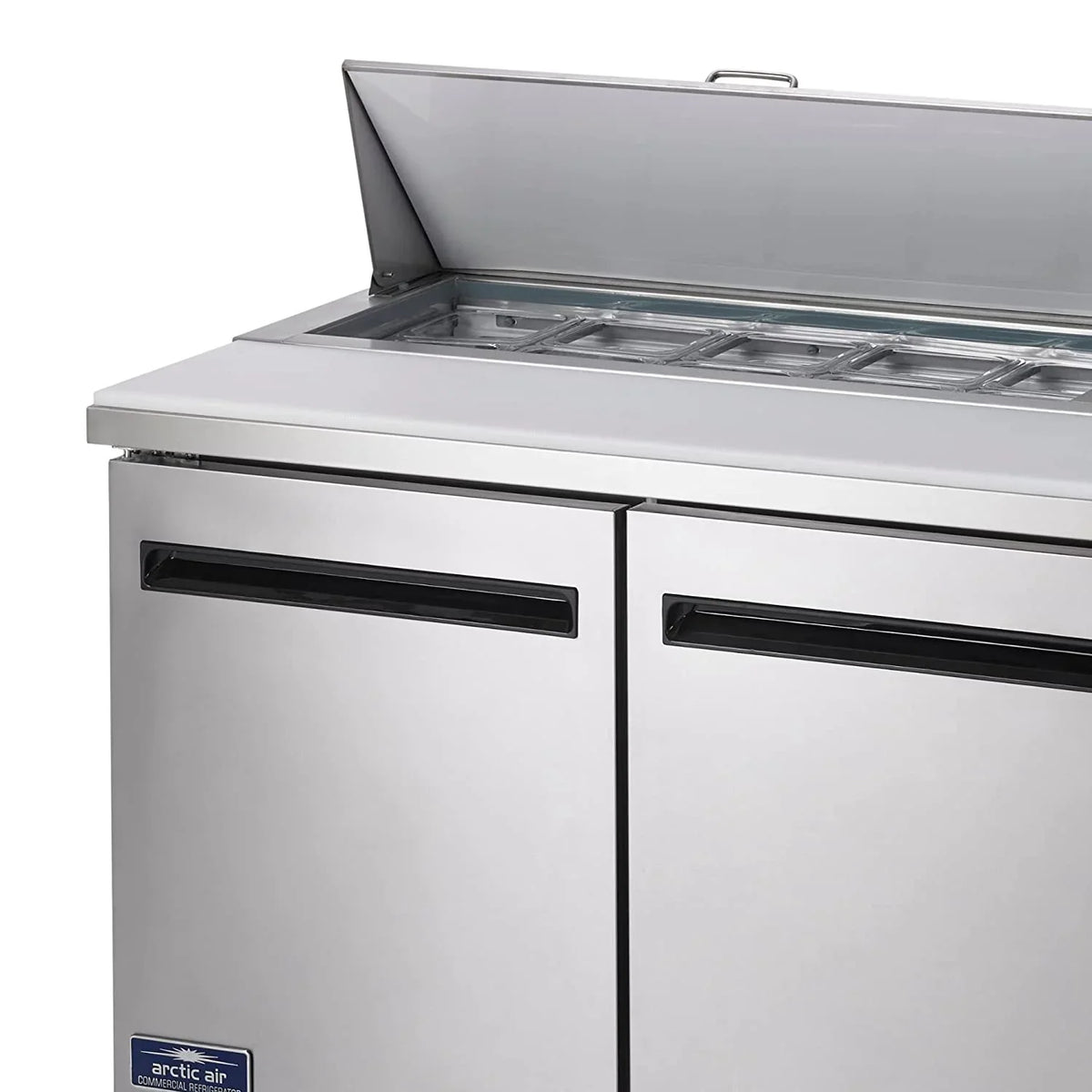 71.5-Inch 3-Door 115v Refrigerated Arctic Table, Sandwich/Salad Air Prep classic AST72R