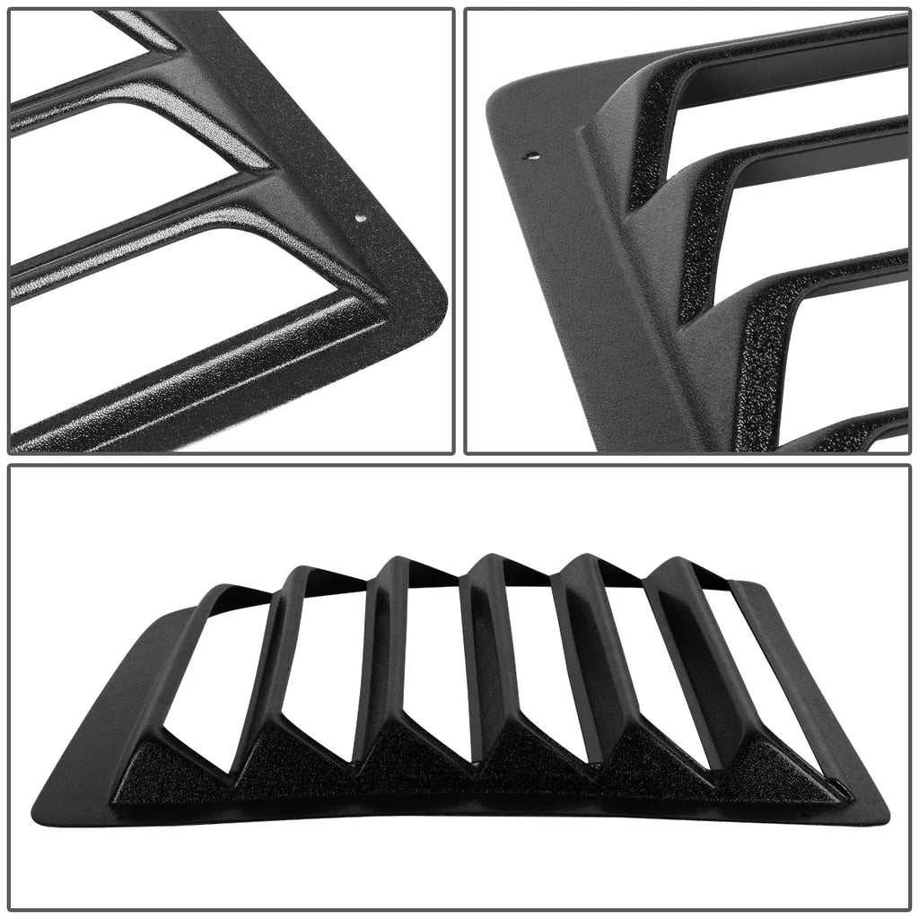 12 01 Chevy 03 Rear 2500 06 Savana For 10 to Motoring Window Van Sun 14 1997 08 2017 11 3500 Scoop 16 09 07 04 2Pcs GMC Express 05 13 02 DNA Louvers WINL-004 Shade Cover 1500 15