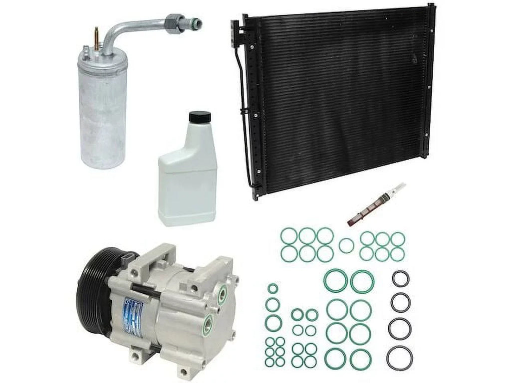 '- Duty Fixed with V8 2001 Compressor Diesel 7.3L A/C Orifice 2002 Turbo special edition VIN Super Ford 2000 Compatible - 1999 with 2003 Kit F350 Mechanical F