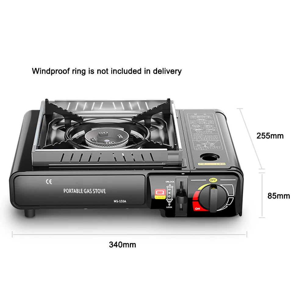 Butanes trendy Stove, Gases 2.9KW High Portable Hiking Stove Barbecue for Cassette