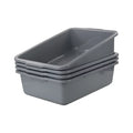 Utility Tubs, Large 32 4 Tote Commercial special edition Bus L Box Pack Bus Gray Teyyvn Box, Plastic