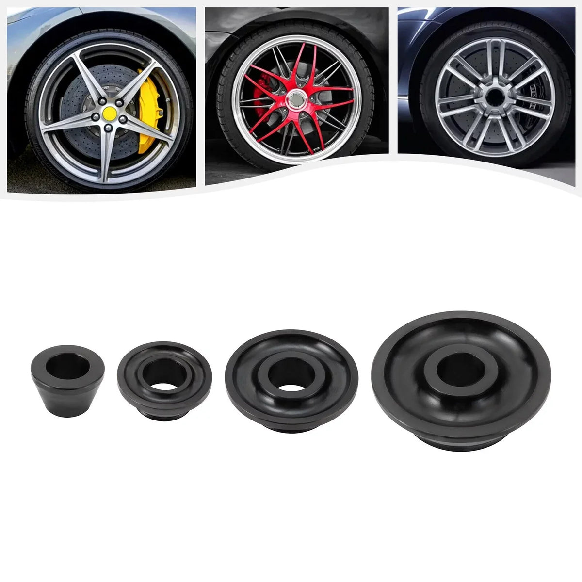 Wheel 45-gauge Cones Cones 36mm 4 special edition Adapter Sizes Steel Tire Balancer Set Balancer