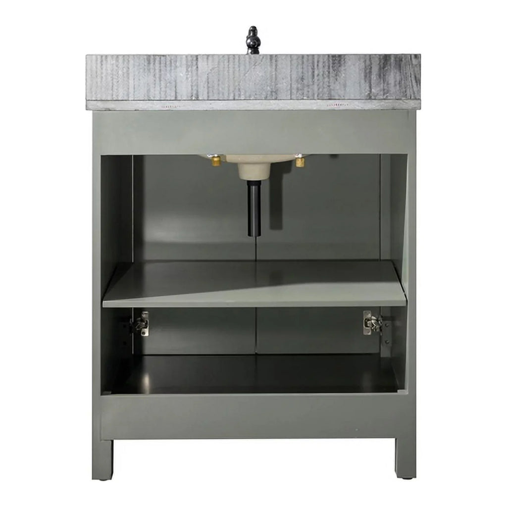 Furniture 30" Cabinet - MDF/Veneer Green Legion new Vanity Sink Contemporary Wood