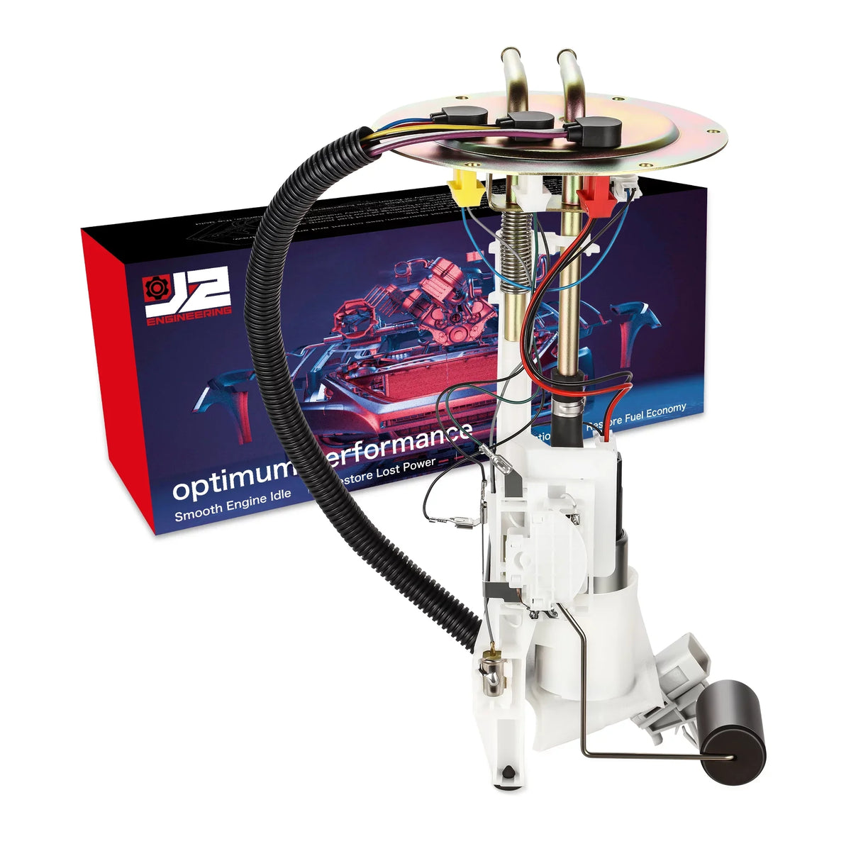Pump Nissan Module+Sending Electric Engineering 2.4L For Unit J2-FPM-0124 J2 Fuel 1995-1997 Pickup 3.0L Gas