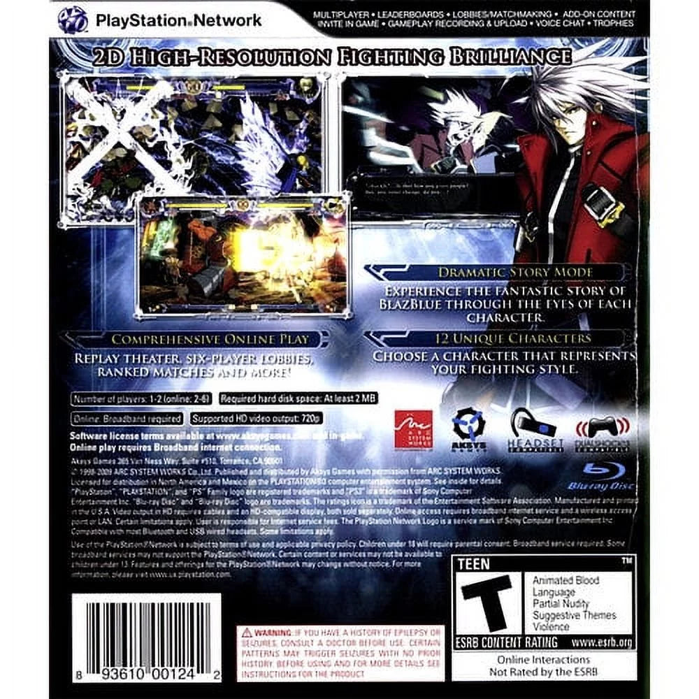PS3 Standard Trigger Calamity Edition BlazBlue:
