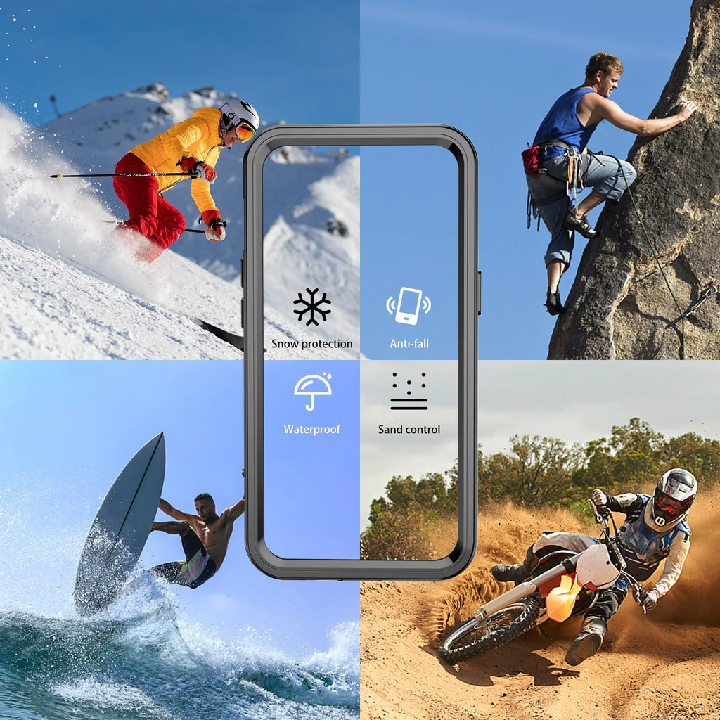 Protector Strong 14 Max 2022 SaniMore Drop Protective 6.7" Case Cover 14 iPhone Clear Waterproof Body 2022, for Pro for Resistant Dustproof Screen with Max Built-in 6.7 Full iPhone Por