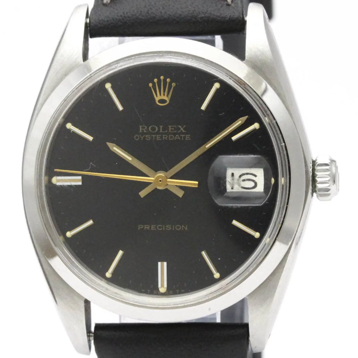 Authenticated Vintage Watch Oyster 6694 BF555830 Mens special edition Precision Steel Hand-winding Used Date