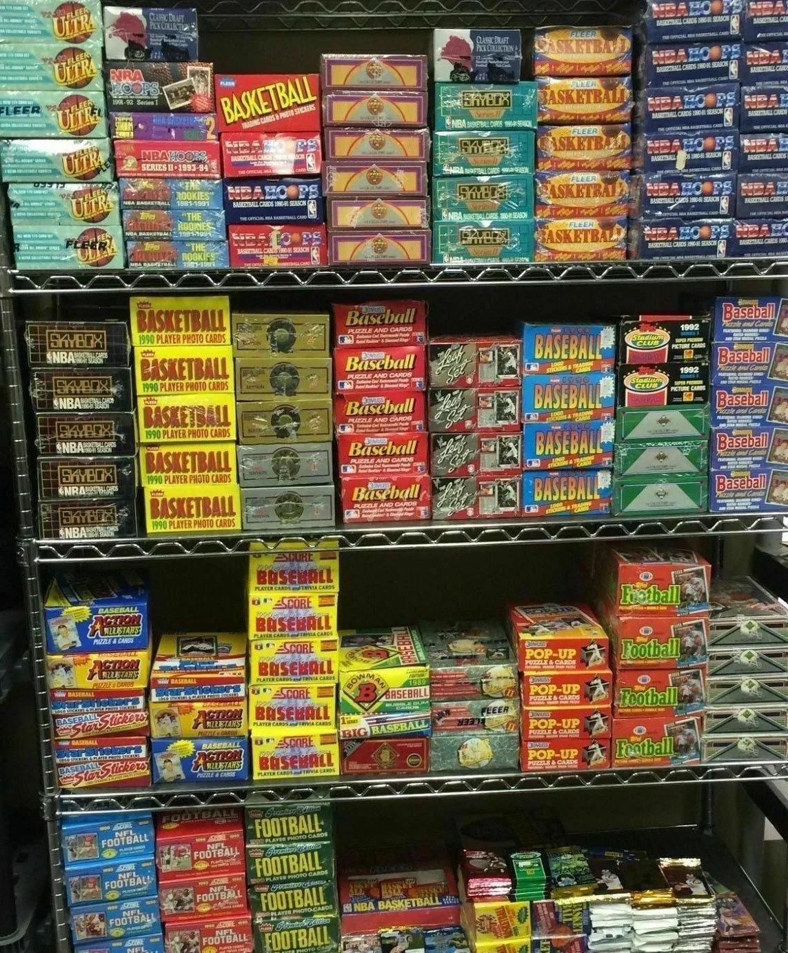 Basketball trendy Unopened in Cards 300 Factory Cards Sealed LOT: HUGE Packs NBA of