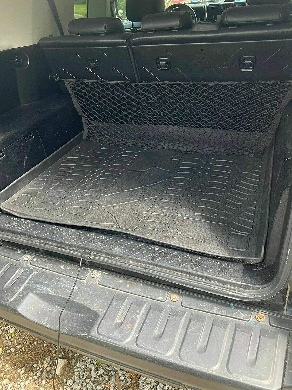 Trunk Toyota EA FJ – Rubber with Trunk Design Install Car – 2007-2014 Raised Mats Laser Cruiser – – Trunk Non-Slip for Weather-Resistant – Liner Easy Pre-Cut Cargo Mat EACCESSORIES Mat for to Lip Cars