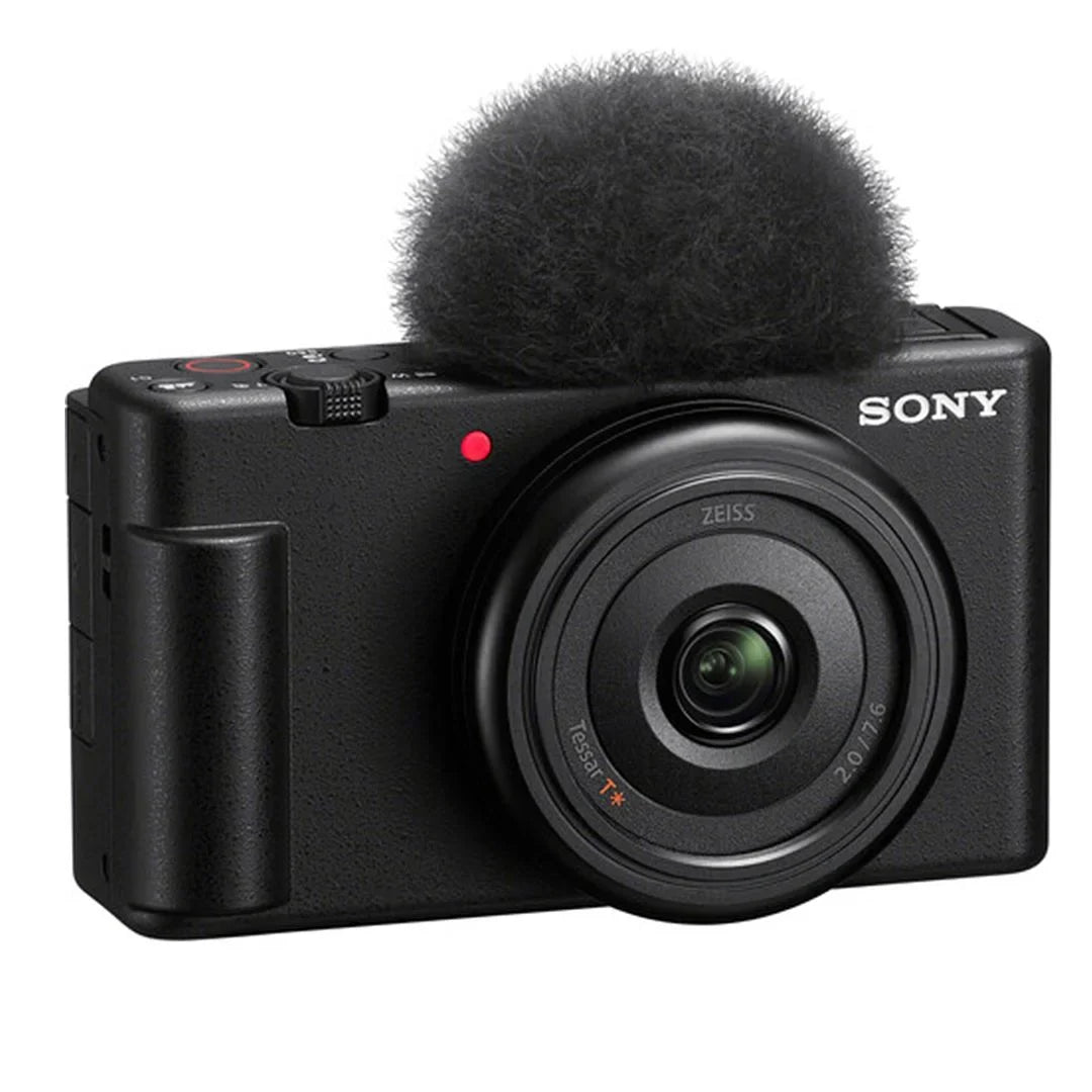 Pack Bundle (Black) + Case Camera 2 ZeeTech Vlogging + Accessory ZV-1F with + SanDisk 128GB Memory Tripod Card