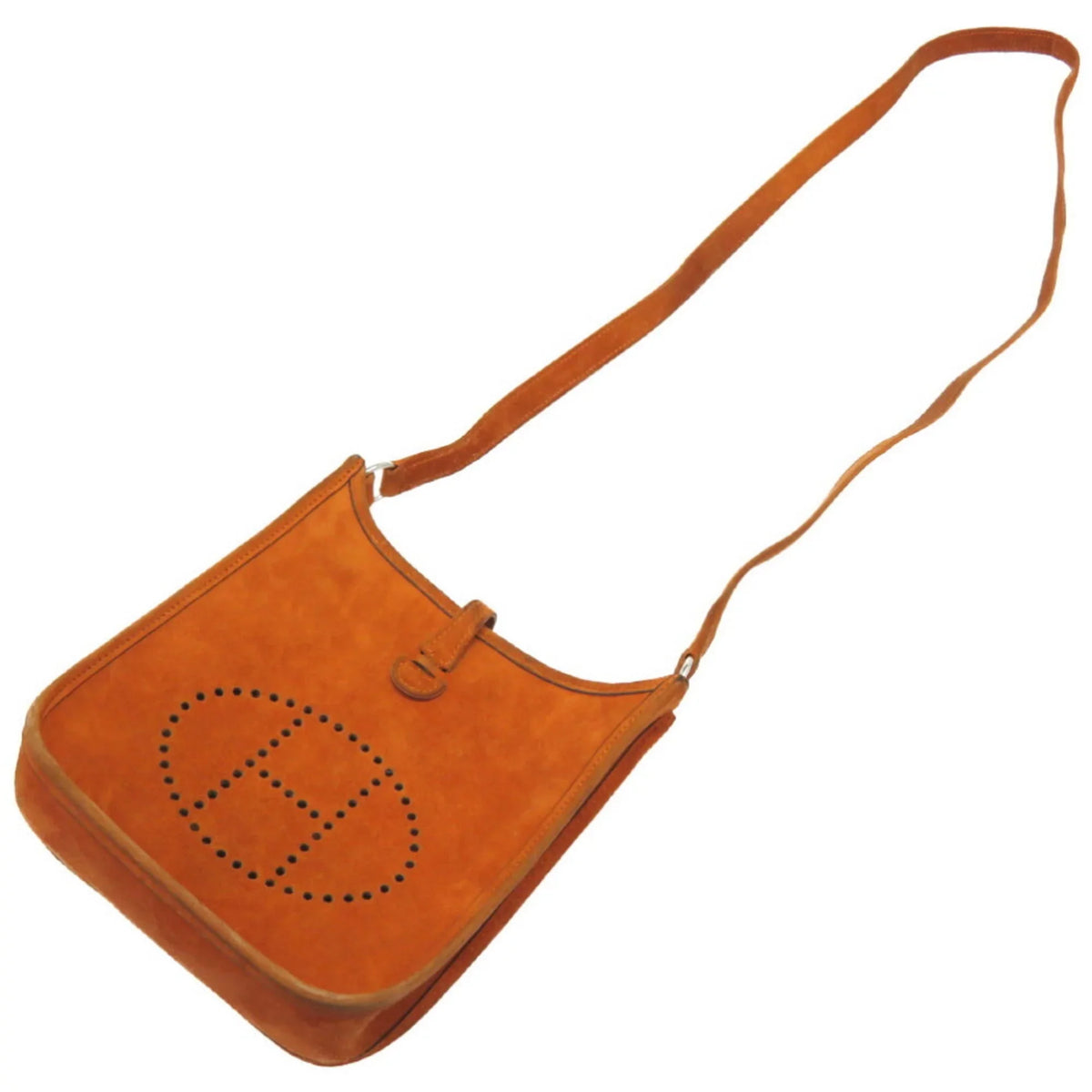 Bag H Dobris Orange □ (Fair) new TPM Pre-Owned Engraved Evelyn 0069HERMES Hermes Shoulder