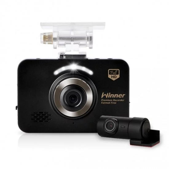 special edition LCD wide 3.5" Car box 5MP WinyTech touch dash angle cameras Screen cam Dual HD Black