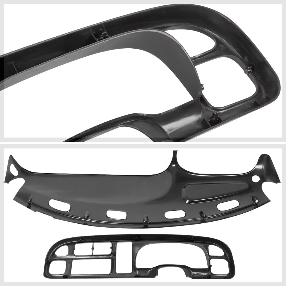 Board Grey Dodge 1500, Overlay+Instrument Cover Bezel 98-02 RAM RAM Cap Ram 2500 Bezel 1998-2001 Dash Fits for DODGE select: DODGE Kit 1998-2002