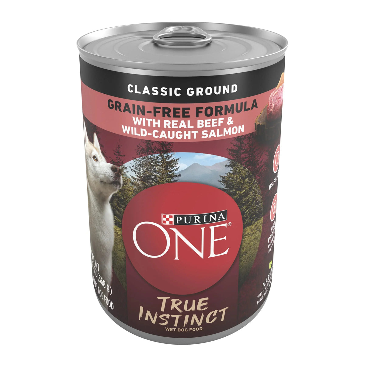 (12 13 Classic Instinct True Pack) One Purina Dog Food, Cans Ground Wet oz