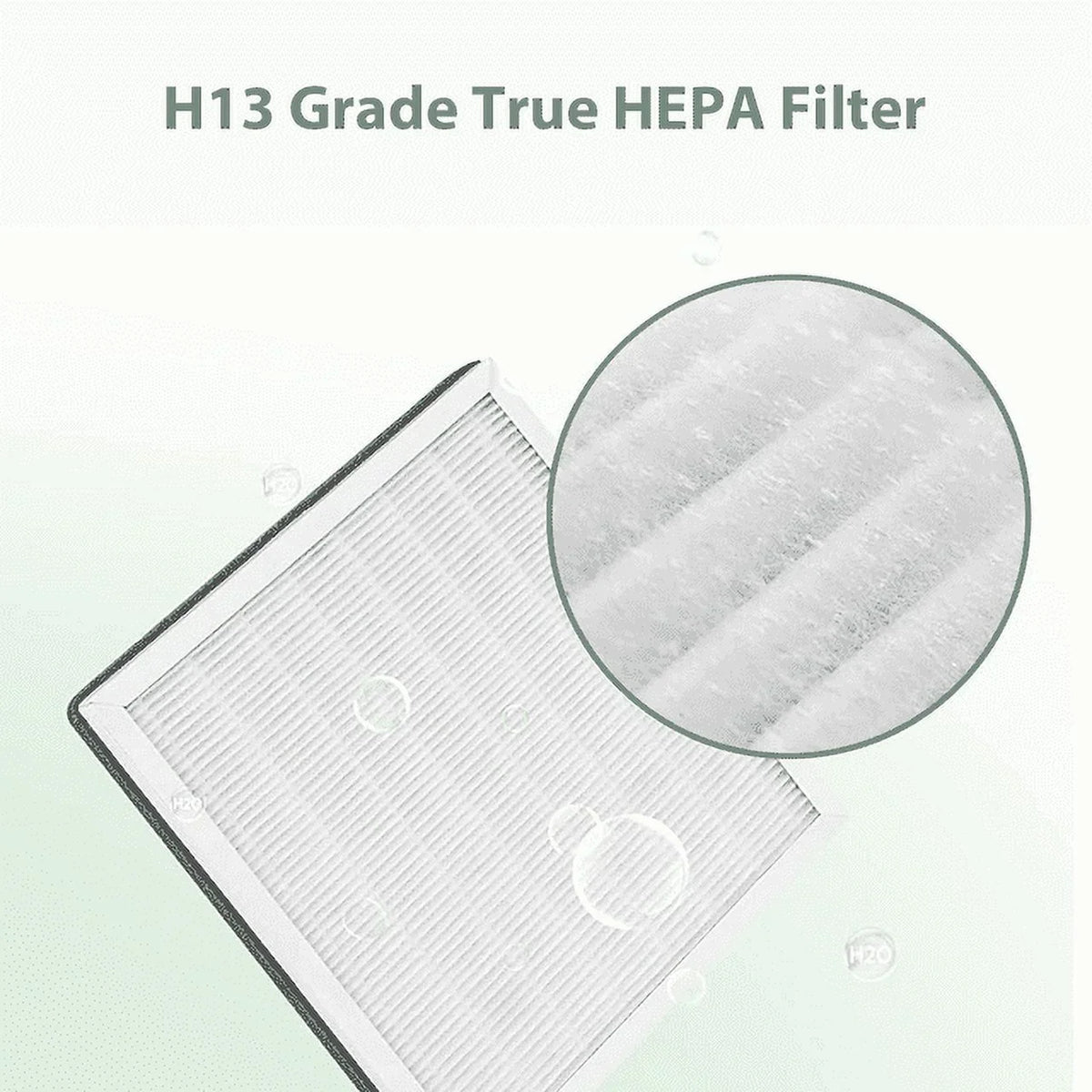 Prefilters, 2 Replacement PEAIRFIL for PureZone Activated Filter 2 Pure high quality & HEPA 3-in-1 Air Carbon HEPA True Replace Filter Pack H13 Purifier, Enrichment 2