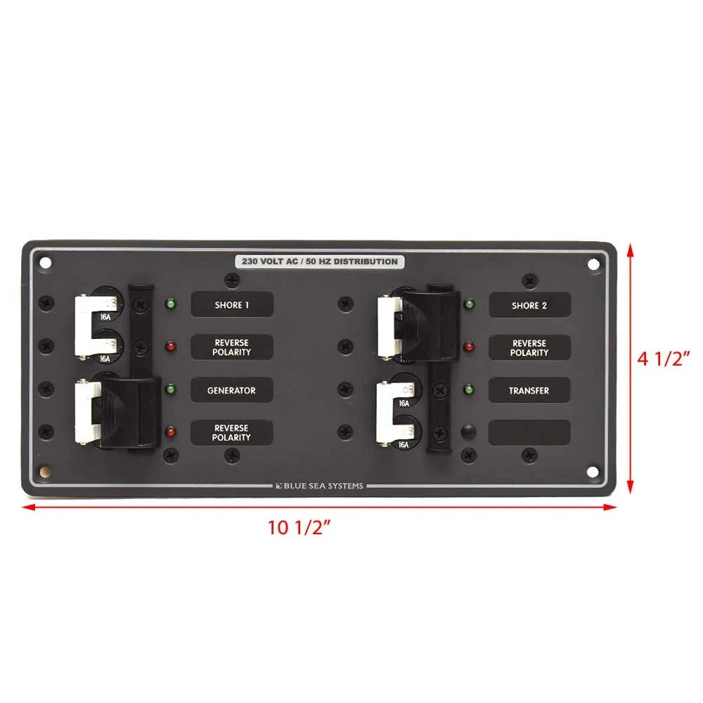 | Panel 230V AC Source Power Selector Blue Boat high quality Sea Distribution 8598