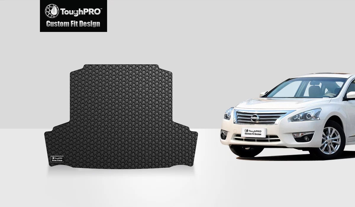 '- Weather Duty trendy NISSAN ToughPRO Heavy Mat in Trunk USA) Rubber with (Made Black - - Altima 2010 - All Compatible