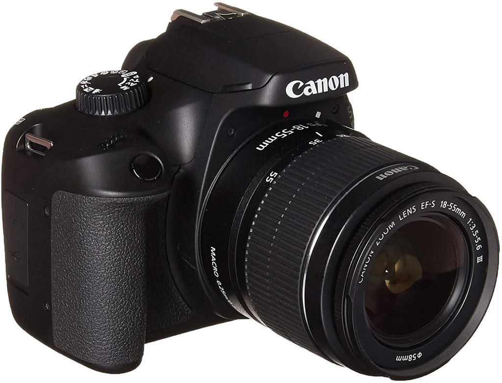 International 4000D Camera, Version Black Canon [18-55 DSLR EOS III] Enabled, Wi-Fi - Kit