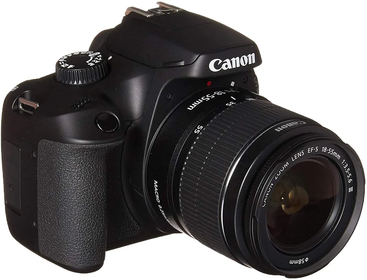International 4000D Camera, Version Black Canon [18-55 DSLR EOS III] Enabled, Wi-Fi - Kit