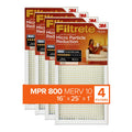 10, 16x25x1, 800 Filtrete Micro Filters Particle 4 MERV Reduction Filter, MPR, Furnace Air HVAC