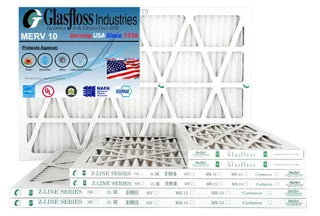 inch) 10 new 23.5 in (Actual - USA x - -Qty:4 MERV Made Filter Size: Air Furnace - Glasfloss 23.5x7/8 24x24x1