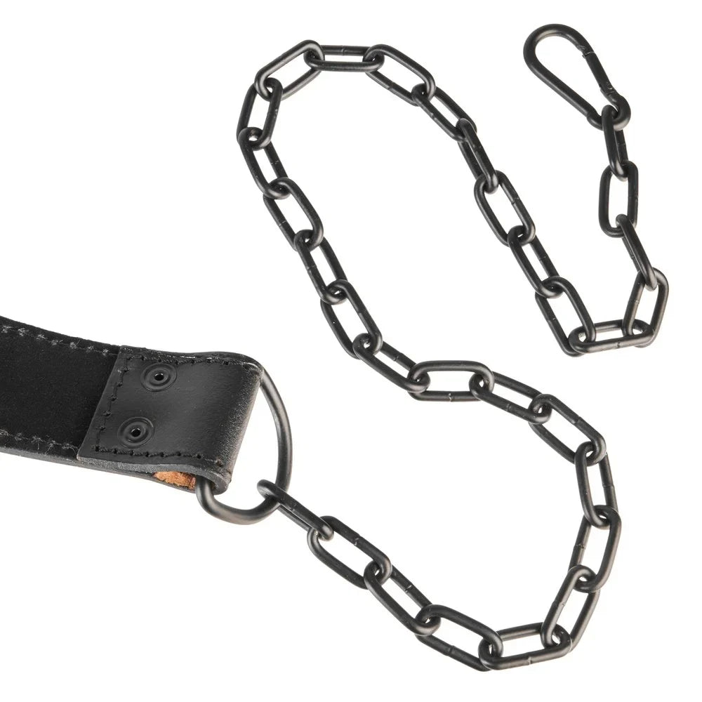 7mm and Steel with Fitness Victor Women Top-Grain Thick Belt for new Vegetable with Dip Heavy-Duty Leather Leather VFLDB Tanned Men Chain 100% made