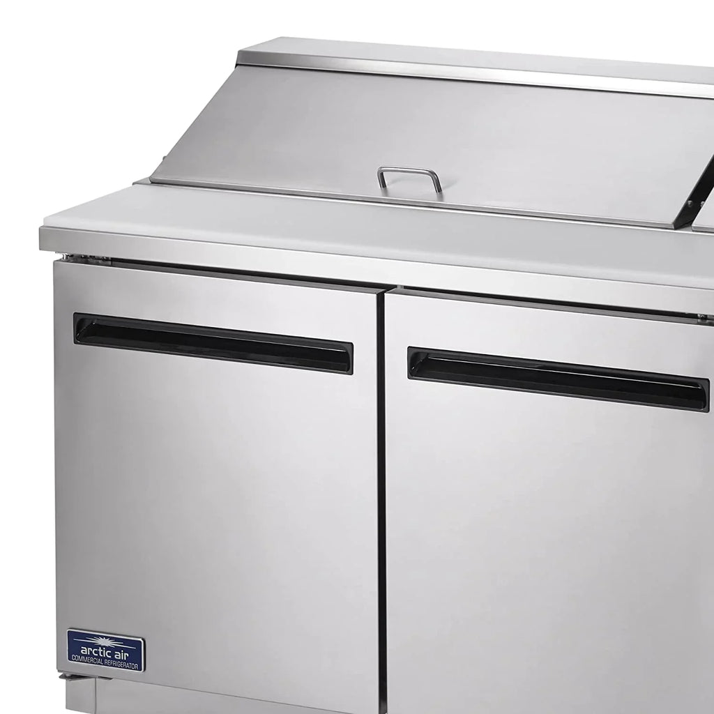 71.5-Inch 3-Door 115v Refrigerated Arctic Table, Sandwich/Salad Air Prep classic AST72R