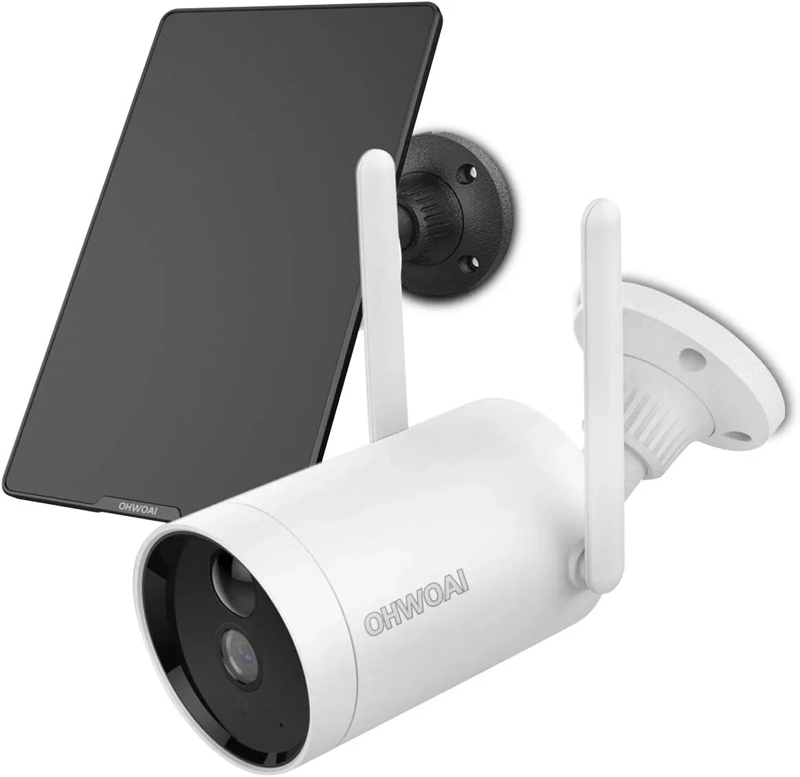 Detection, with Two-Way WiFi Camera, Camera, Vision & Security Wireless Solar Rechargeable Night new PIR Powered IP Battery Audio》Outdoor Panel, Solar Camera Surveillance Home Waterproof, Motion 《Truly